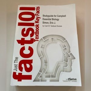 Just the Facts 101 Textbook Key Facts Studyguide for Campbell Essential Biology